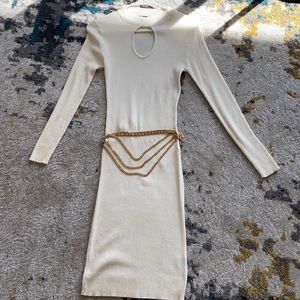 Long sleeve sweater dress
